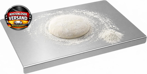 Edelstahl schneidebrett mit - edelstahl,