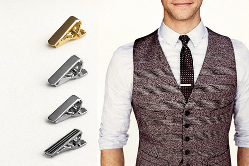 Herren krawatte clips slim - krawatte,