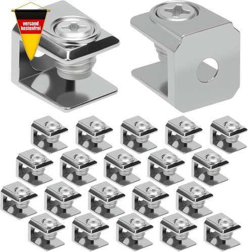 20x glasbodenträger edelstahl - 20x,